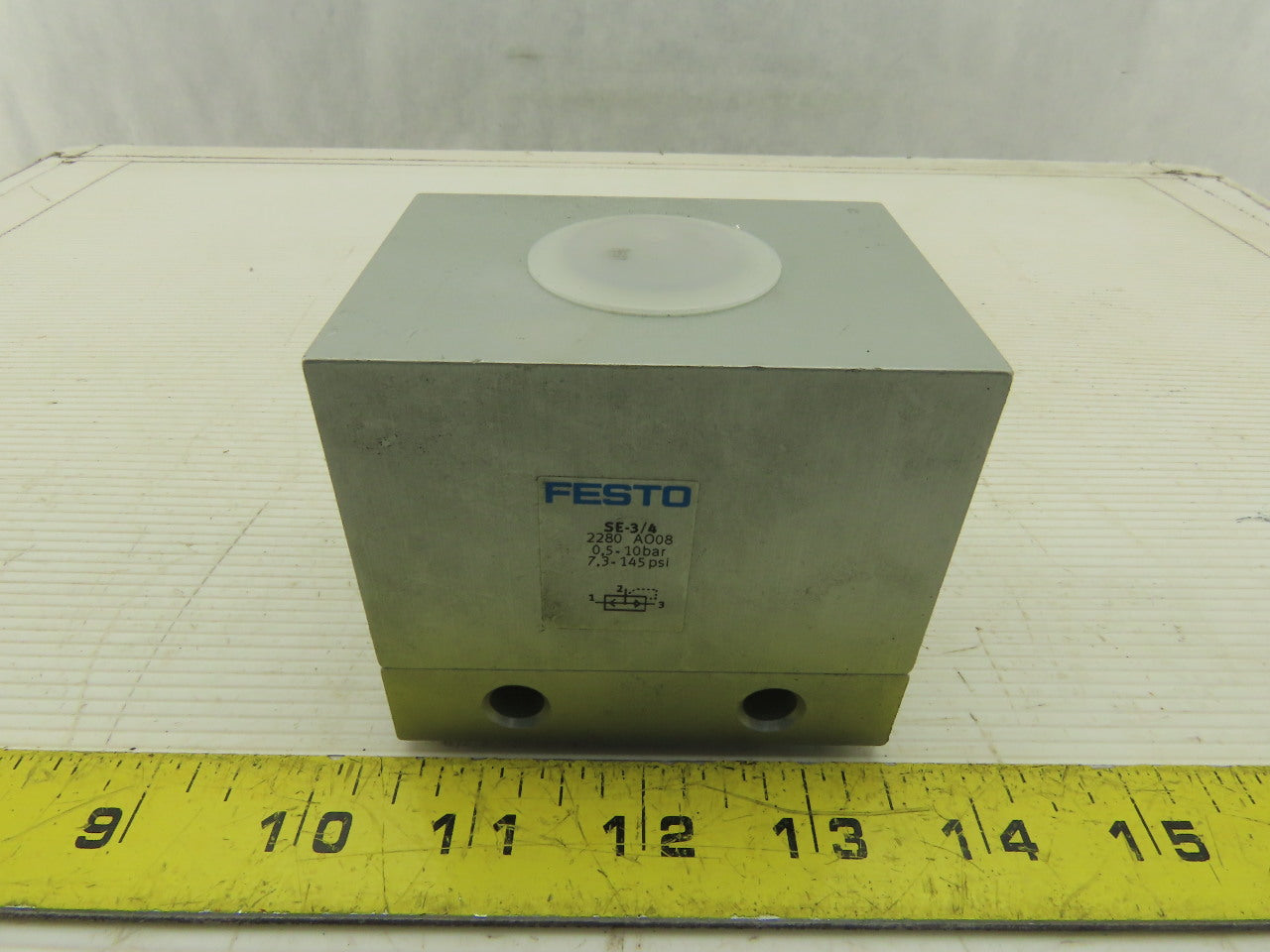 Festo SE-3/4 3/4" NPT Quick Exhaust Valve 0.5-10 Bar 7.3-145 PSI