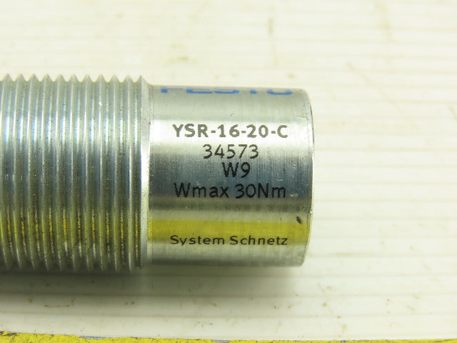 Festo YSR-16-20C Pneumatic Shot Absorber 16mm Stroke Size 20