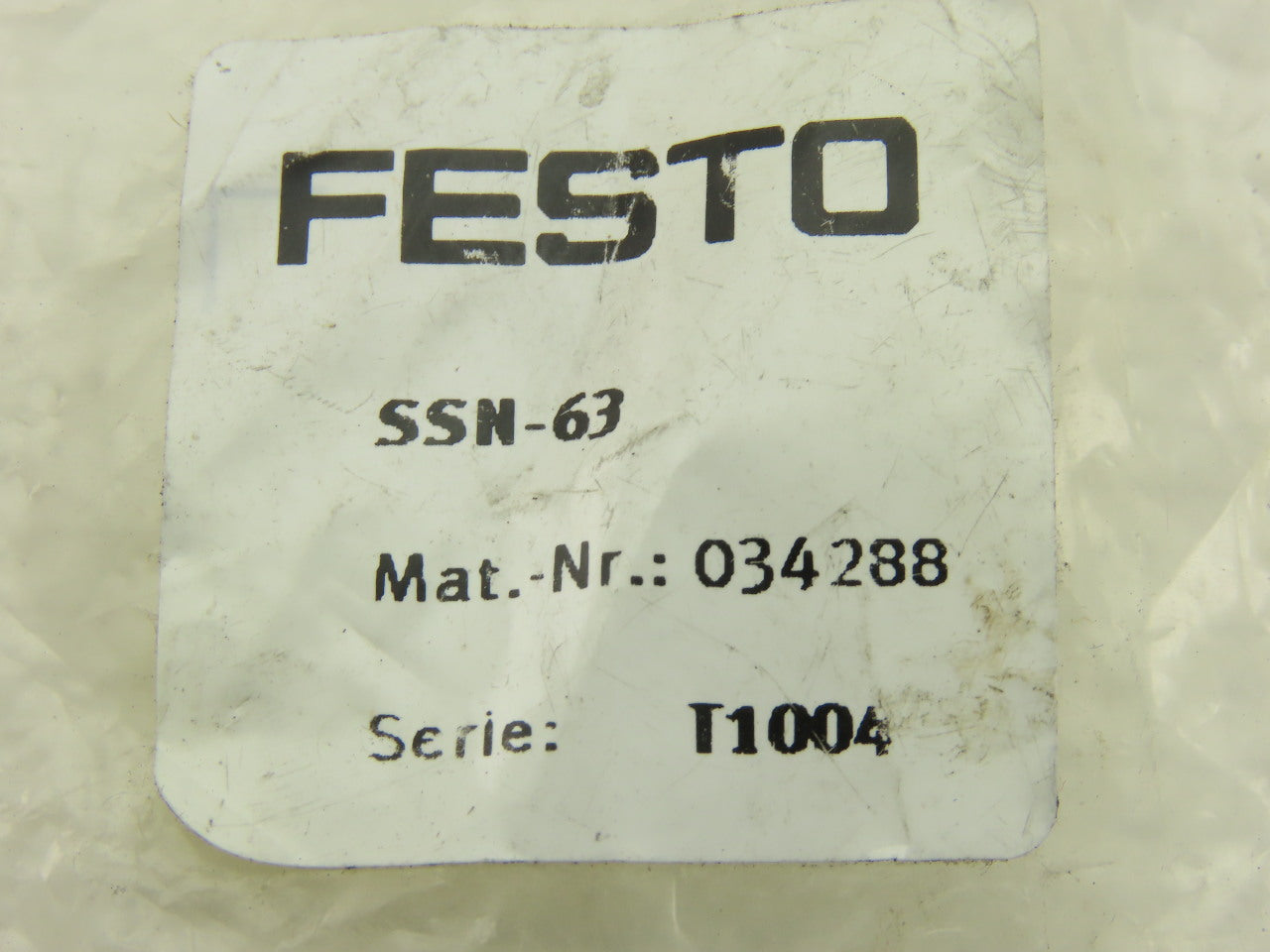 Festo SSN-63 034288 Swivel Flange Bracket For Air Cylinder
