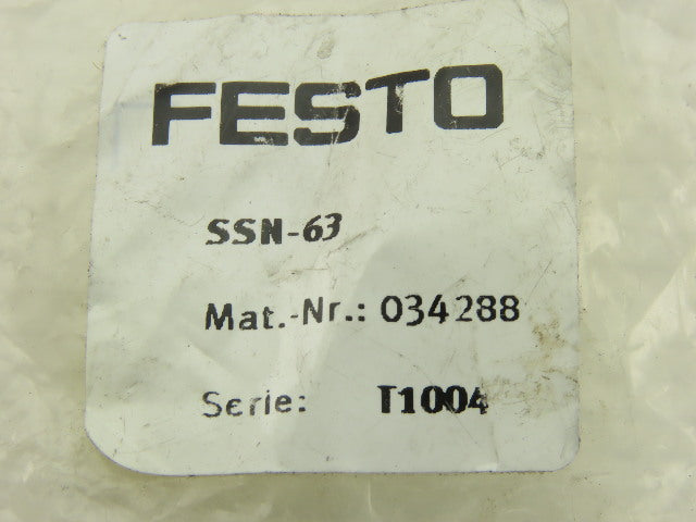 Festo SSN-63 034288 Swivel Flange Bracket For Air Cylinder