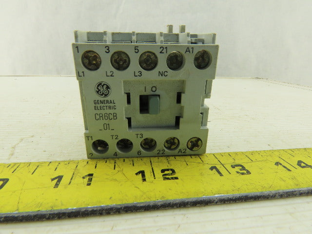 General Electric CR6CB Mini Contactor 3 Pole 220-240V Coil