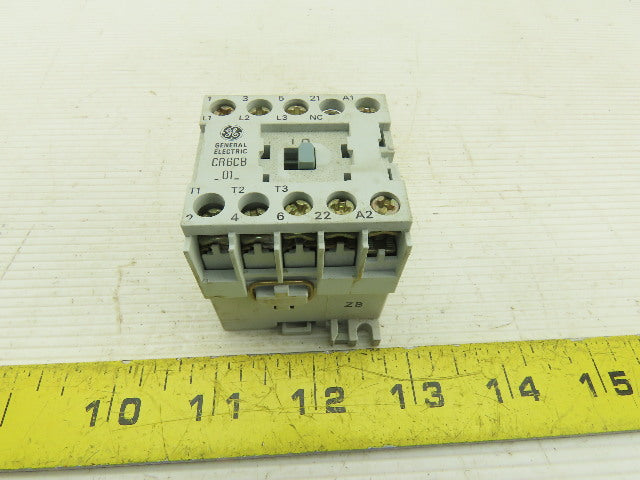 General Electric CR6CB Mini Contactor 3 Pole 220-240V Coil