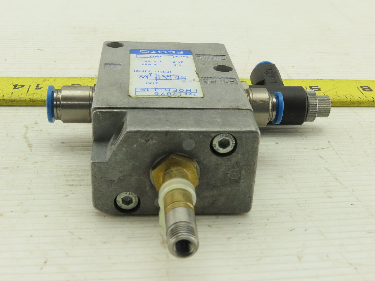 Festo 7876 MOFH-3-1/4 3/2 Closed Solenoid Valve Body