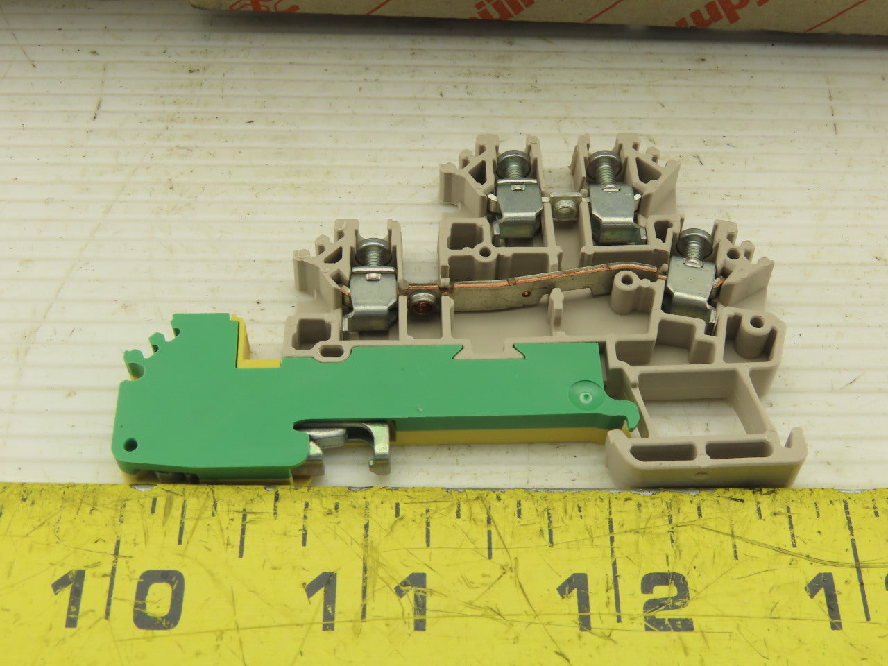 Weidmuller DLD 2.5/PE DB Feed Thru Grounding Terminal Block Lot Of 36