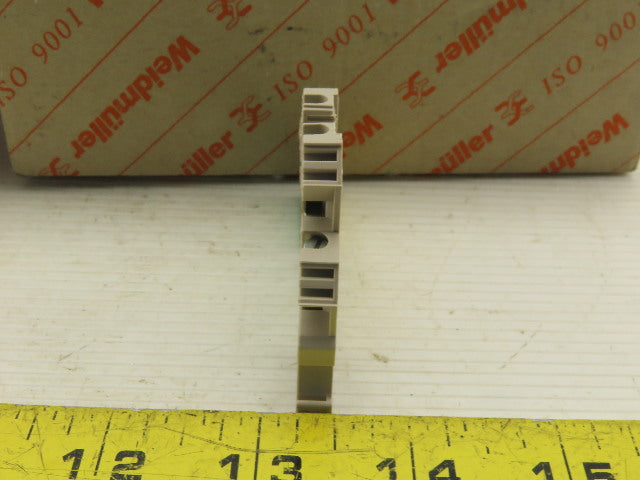 Weidmuller DLD 2.5/PE DB Feed Thru Grounding Terminal Block Lot Of 36
