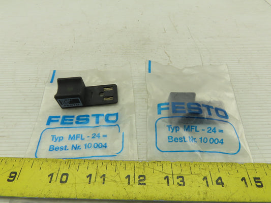 Fest MFL-24 Valve Coil Position Indicating LED Insert Lot Of 2