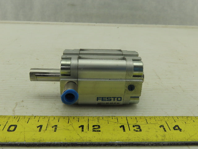 Festo AEVU-20-20-P-A-S2 25mm Double Stroke Push Pull Spring Return Air Cylinder