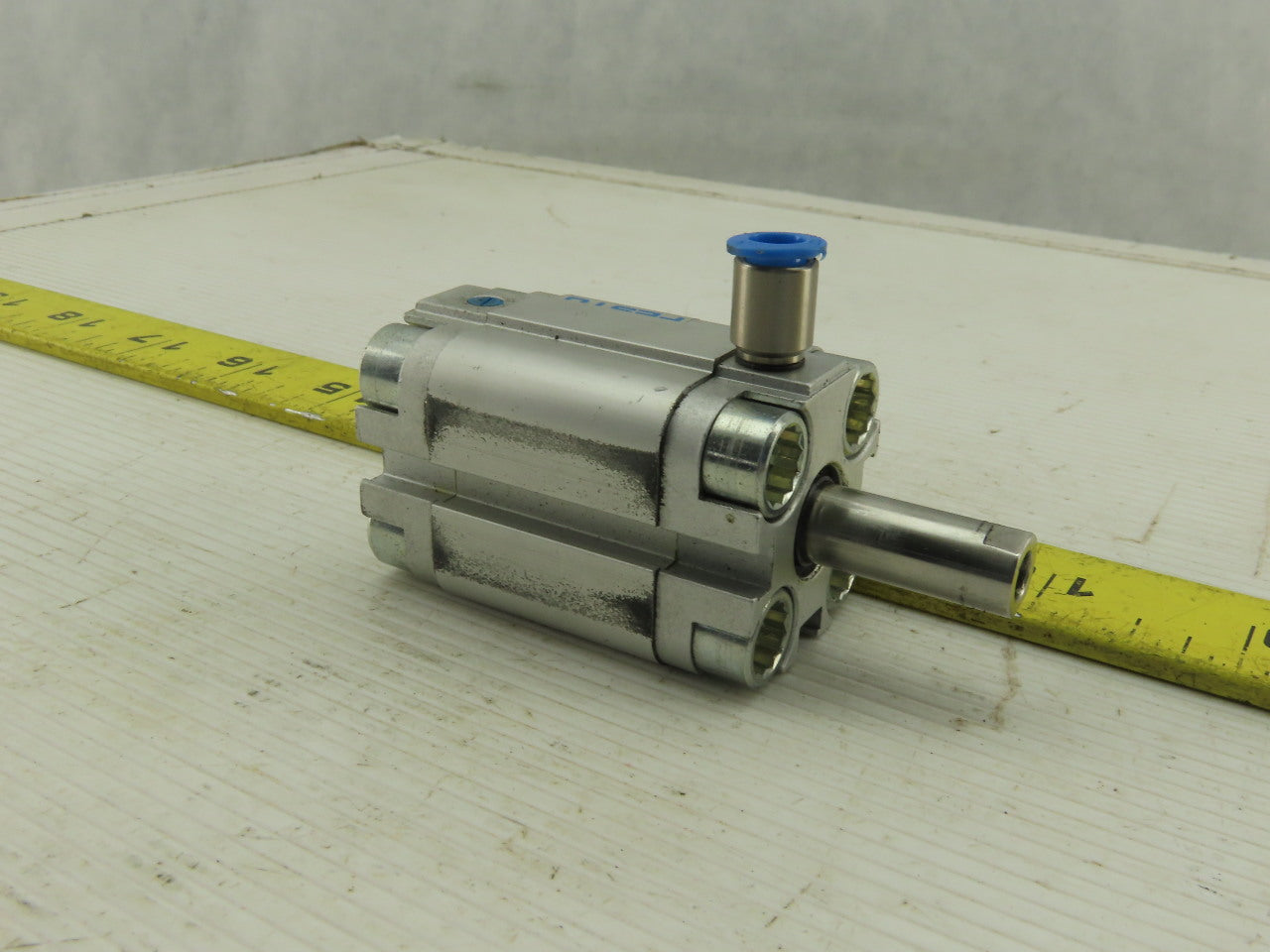 Festo AEVU-20-20-P-A-S2 25mm Double Stroke Push Pull Spring Return Air Cylinder