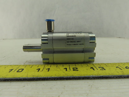 Festo AEVU-20-20-P-A-S2 25mm Double Stroke Push Pull Spring Return Air Cylinder