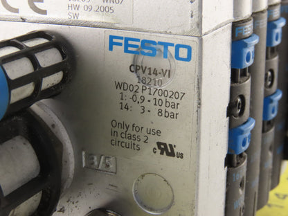 Festo CPV14-VI 161362 Pneumatic Solenoid Valve Terminal