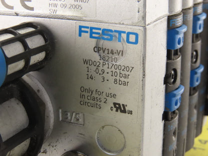 Festo CPV14-VI 161362 Pneumatic Solenoid Valve Terminal