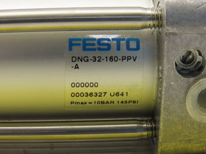 Festo DNG-32-160-PPV-A 32mm Bore 160mm Stroke Double Acting Air Cylinder
