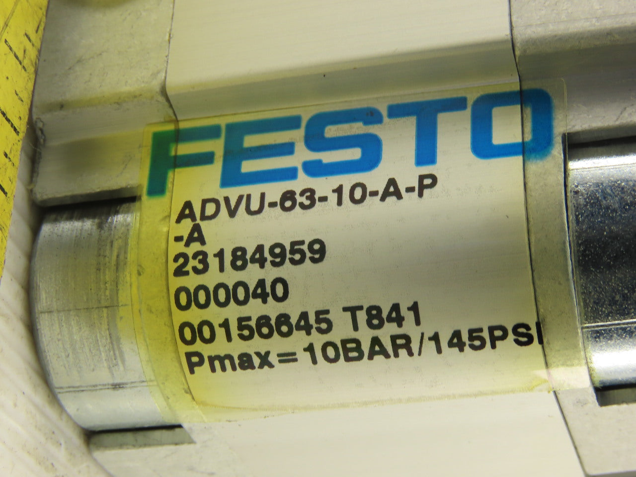 Festo ADVU-63-10-A-P 63mm Bore 10mm Stroke Double Acting Air Cylinder