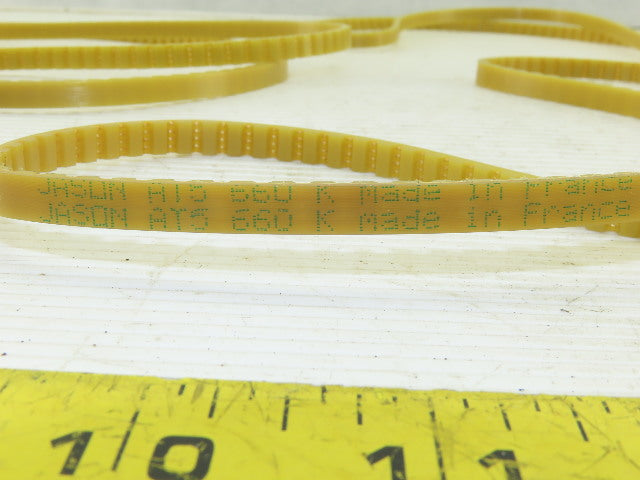 Jason AT5-660 6mm Wide Metric Pitch Timing Belt 132 Teeth Lot Of 6