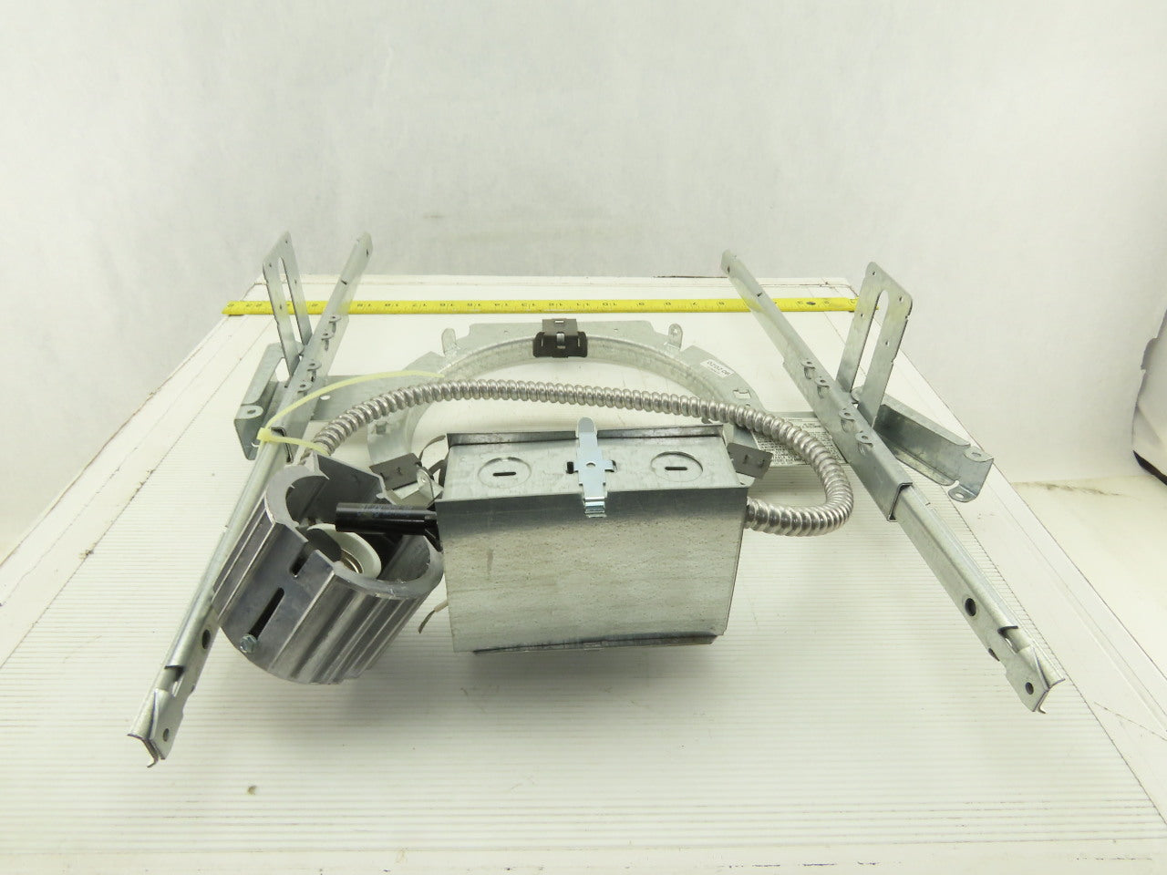 Lithonia Gotham GRS 8 HSG J2 Recessed Mounting Plaster Frame Housing 8" Lot of 2