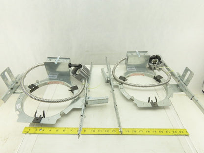 Lithonia Gotham GRS 8 HSG J2 Recessed Mounting Plaster Frame Housing 8" Lot of 2