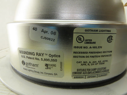 Lithonia Gotham A 8MB TRIM J4 Recessed Down Light Housing Lot of 6