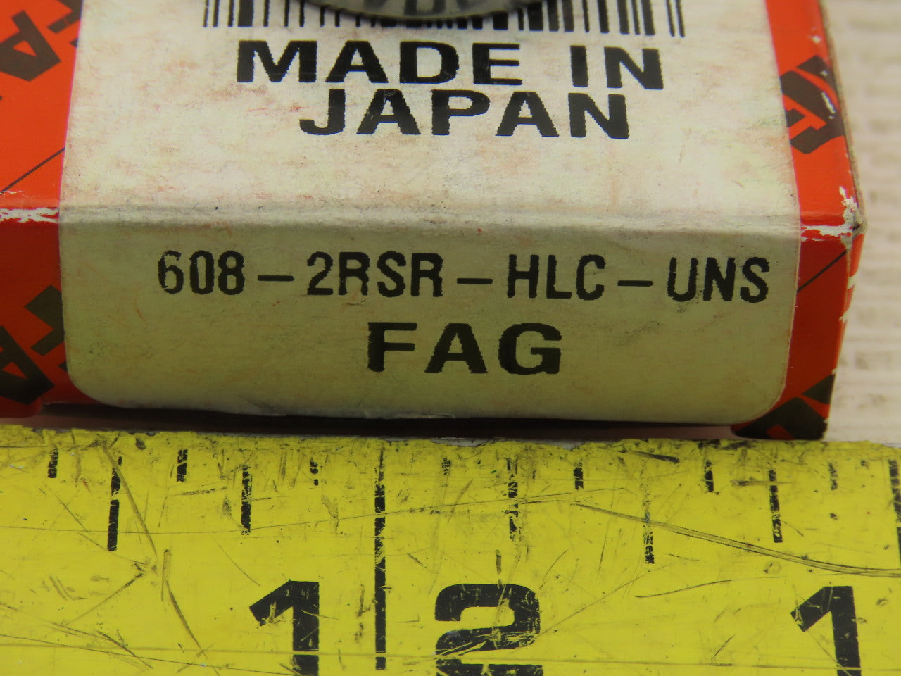 FAG 608-2RSR-HLC-UNS 8x22x7mm Radial Deep Groove Bearing