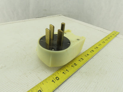 3 Pole 4 Wire 250V 30A Straight Blade Grounding Plug