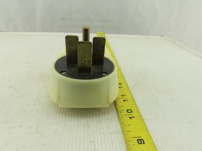 3 Pole 4 Wire 250V 30A Straight Blade Grounding Plug