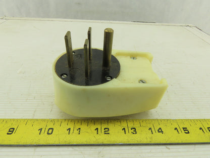 3 Pole 4 Wire 250V 30A Straight Blade Grounding Plug