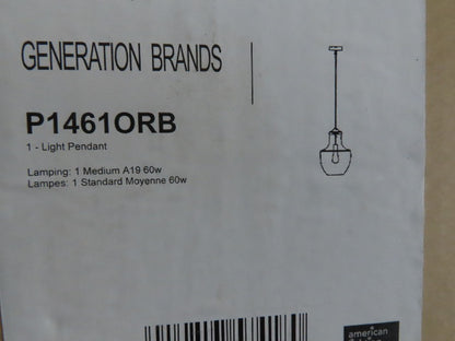 Generation Brands P1461ORB Sea Gull Lighting Baylor Pendant Bronze Light Fixture