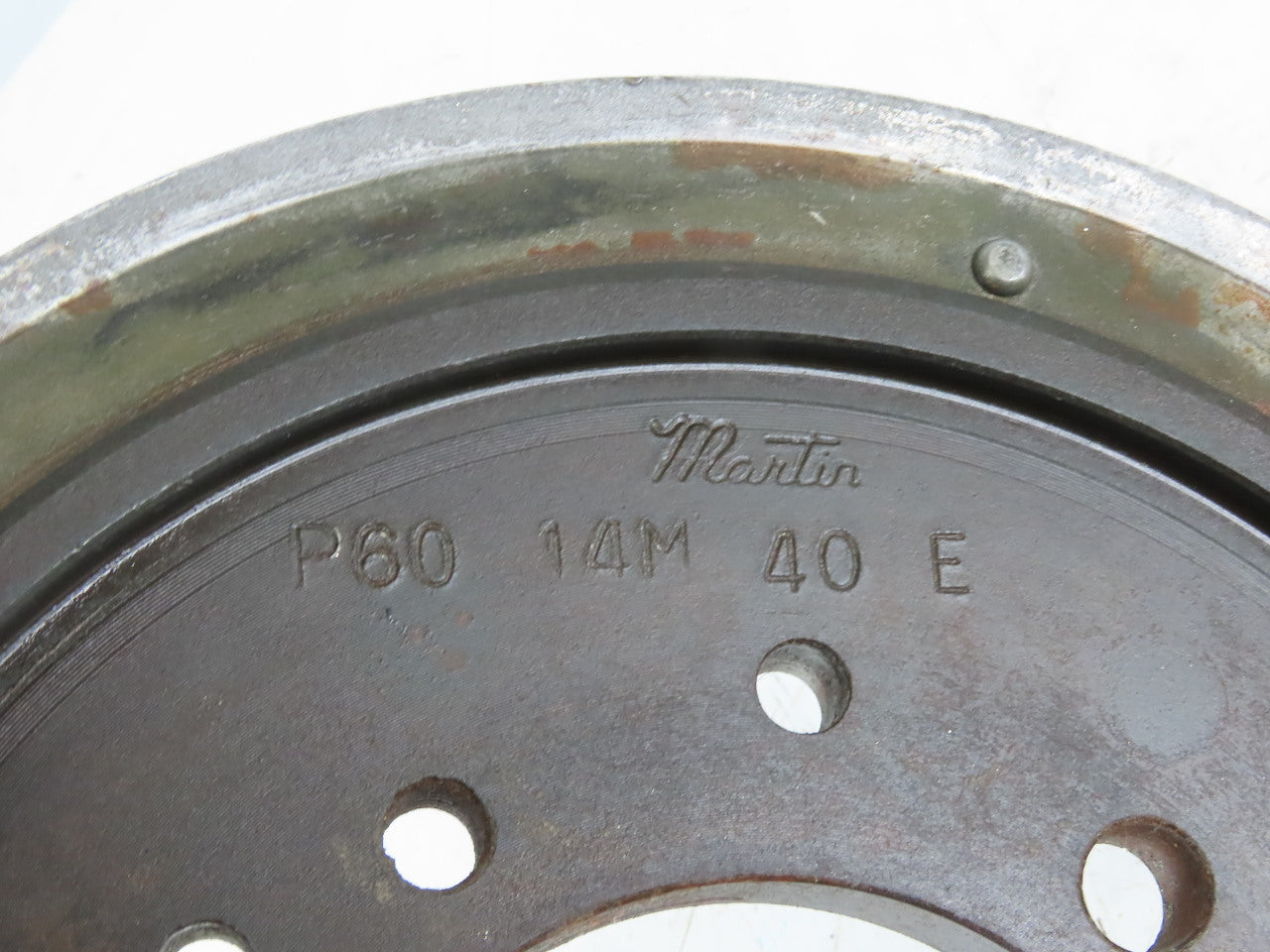 Martin P6014M40E 11.06" OD X 2-5/8" W 60 Tooth 40mm W Timing Belt Pulley