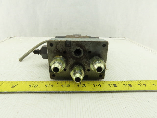 Nachi SL-G01-C6-R-C1-30 Hydraulic Solenoid Valve Check Regulator Assembly 110V