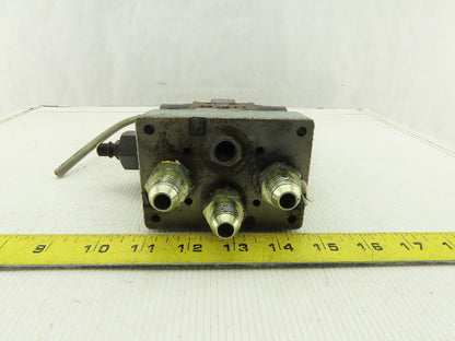 Nachi SL-G01-C6-R-C1-30 Hydraulic Solenoid Valve Check Regulator Assembly 110V