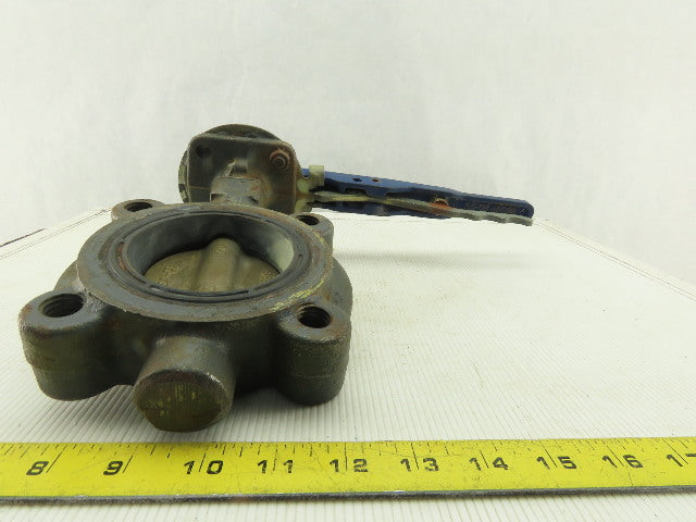 2-1/2" 4 Lug Mount Butterfly Valve Lot Of 2