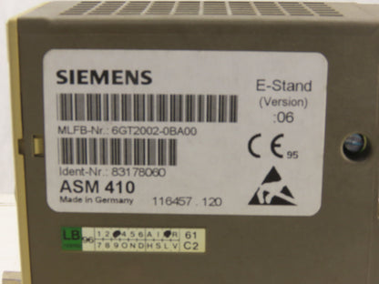 Siemens 6GT2002-0BA00 MOBY-I Communication Module