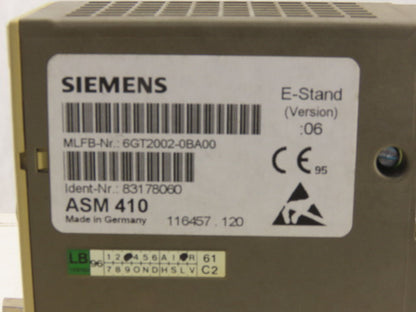 Siemens 6GT2002-0BA00 MOBY-I Communication Module