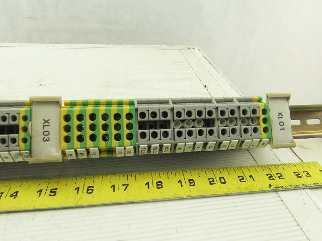 Phoenix Contact USLKG 4 UK4 800V 25A 28-12AWG Wire Terminal Block Lot Of 70