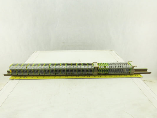 Phoenix Contact USLKG 4 UK4 800V 25A 28-12AWG Wire Terminal Block Lot Of 70