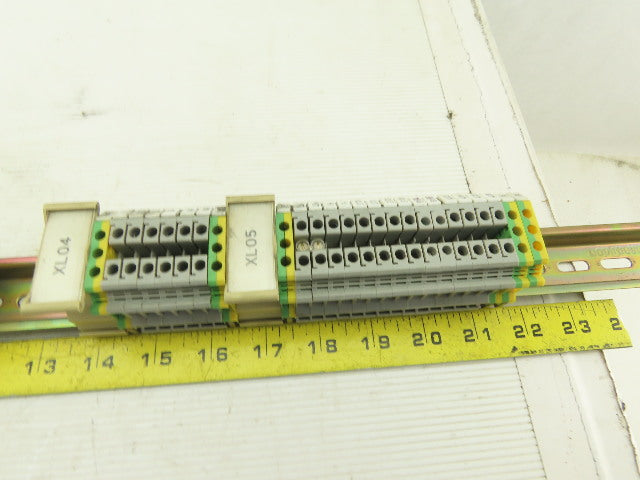 Typ UK4 750V 25A 28-12AWG Wire Terminal Blocks Lot Of 46