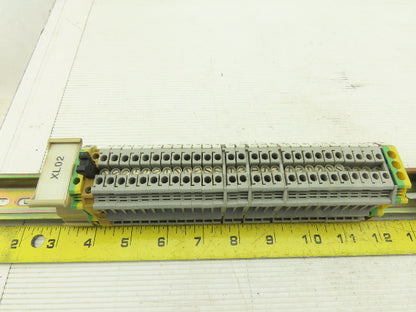Typ UK4 750V 25A 28-12AWG Wire Terminal Blocks Lot Of 46