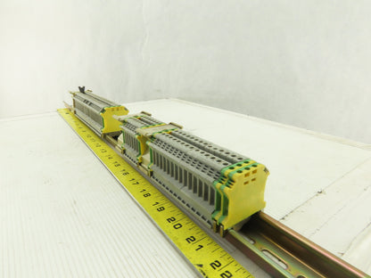 Typ UK4 750V 25A 28-12AWG Wire Terminal Blocks Lot Of 46