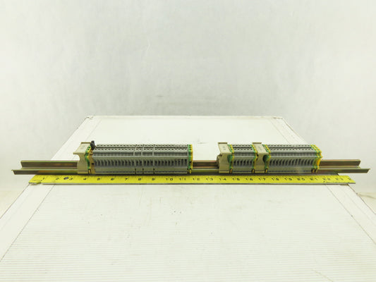 Typ UK4 750V 25A 28-12AWG Wire Terminal Blocks Lot Of 46