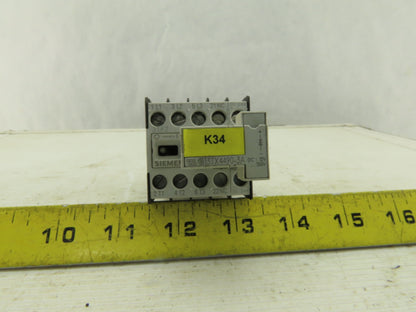 Siemens 3TF2001-0BB4 16A 600V Contactor 24VDC Coil Lot Of 2