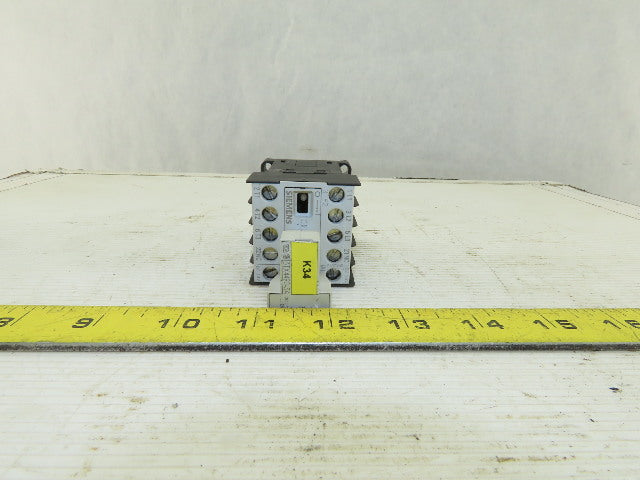 Siemens 3TF2001-0BB4 16A 600V Contactor 24VDC Coil Lot Of 2