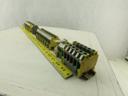 Wieland WK2.5/U 600V 24-12AWG Single Pole Terminal Block Strip Lot Of 55