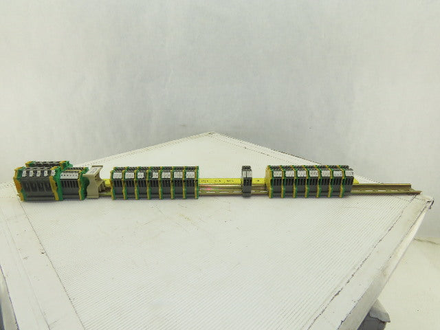 Wieland WK2.5/U 600V 24-12AWG Single Pole Terminal Block Strip Lot Of 55