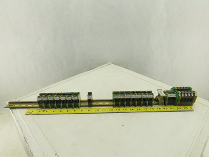Wieland WK2.5/U 600V 24-12AWG Single Pole Terminal Block Strip Lot Of 55