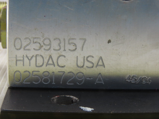 Hydac 5 Solenoid Operated Hydraulic Regulated Manifold Check Assembly 24VDC