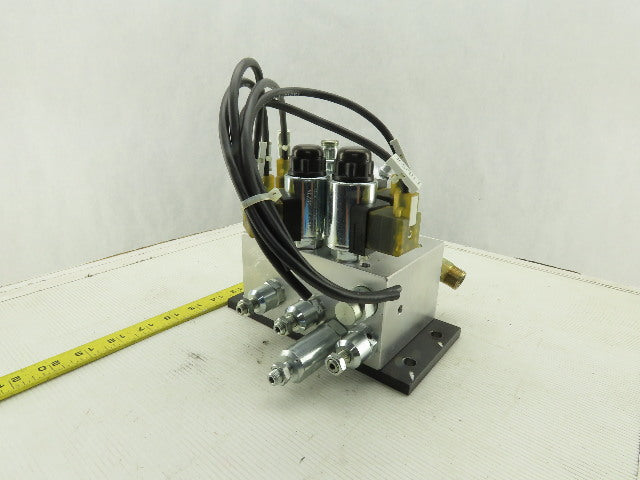 Hydac 5 Solenoid Operated Hydraulic Regulated Manifold Check Assembly 24VDC