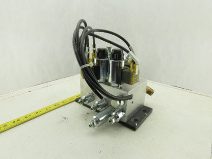 Hydac 5 Solenoid Operated Hydraulic Regulated Manifold Check Assembly 24VDC
