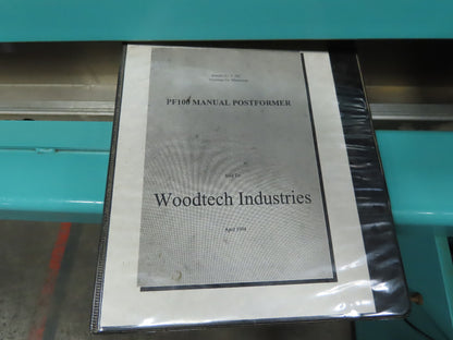 Edgetech PF100 1/2-2" Thick x 8' Manual Wood Edge Finishing Postformer