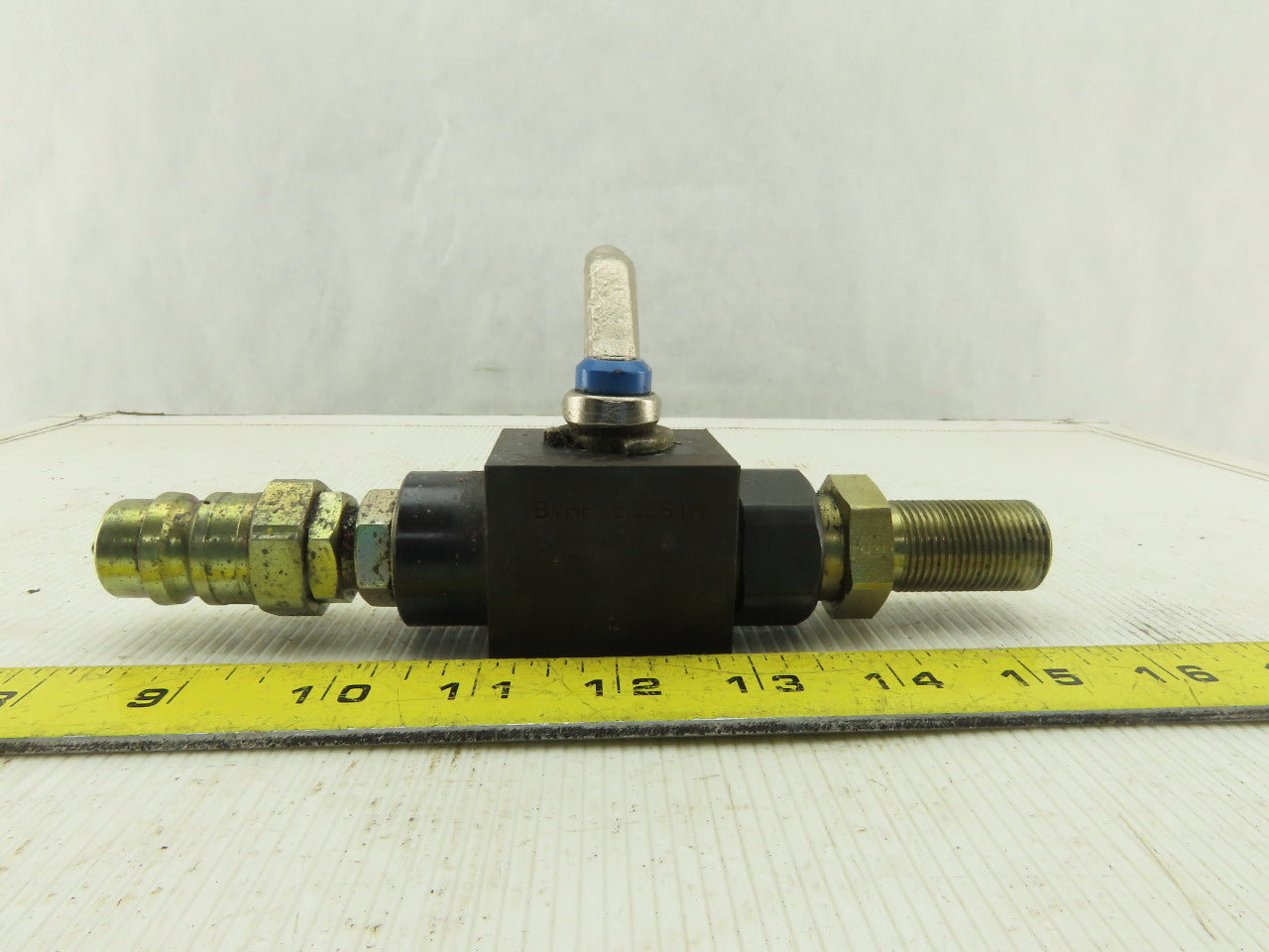 Parker BVHP08SSS1N Hydraulic Ball Valve #8 SAE 6000 PSI
