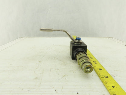 Parker BVHP08SSS1N Hydraulic Ball Valve #8 SAE 6000 PSI