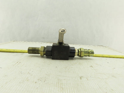Parker BVHP08SSS1N Hydraulic Ball Valve #8 SAE 6000 PSI